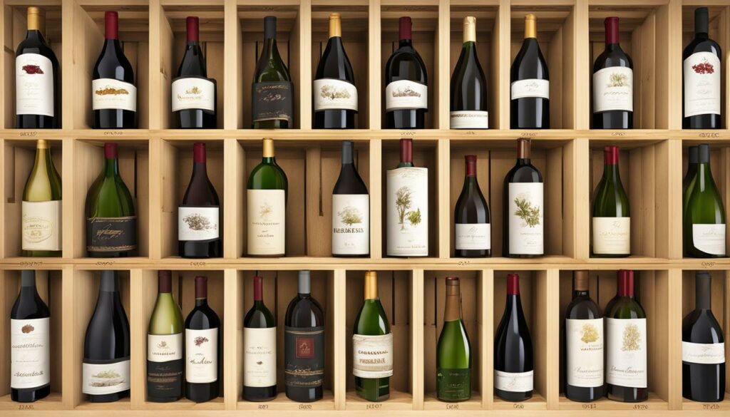 Wine Bottles in Crates