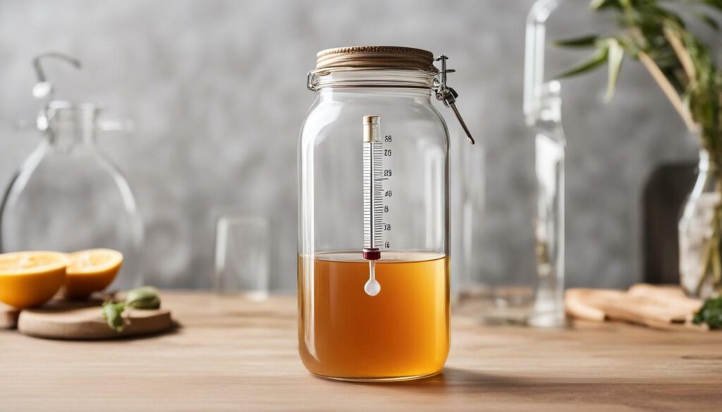 hydrometer for measuring alcohol content in kombucha