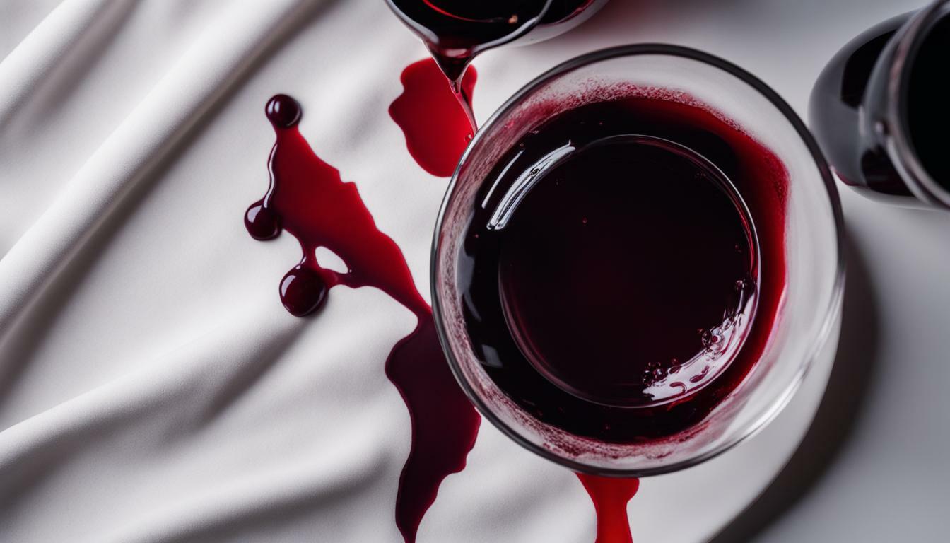 como quitar las manchas de vino tinto