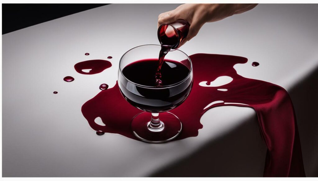 método infalible para quitar manchas de vino tinto